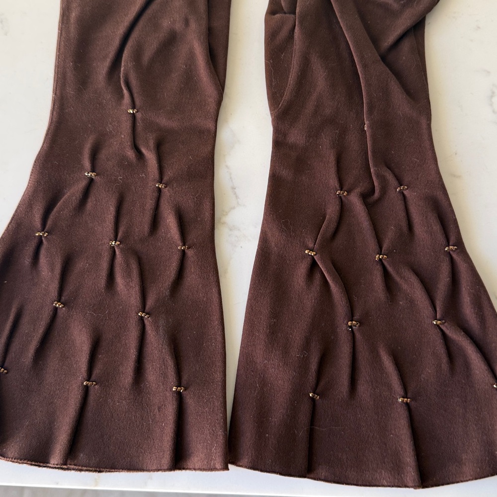 Vintage Elvette by dawnelle Brown Long gloves - Picture 2 of 8